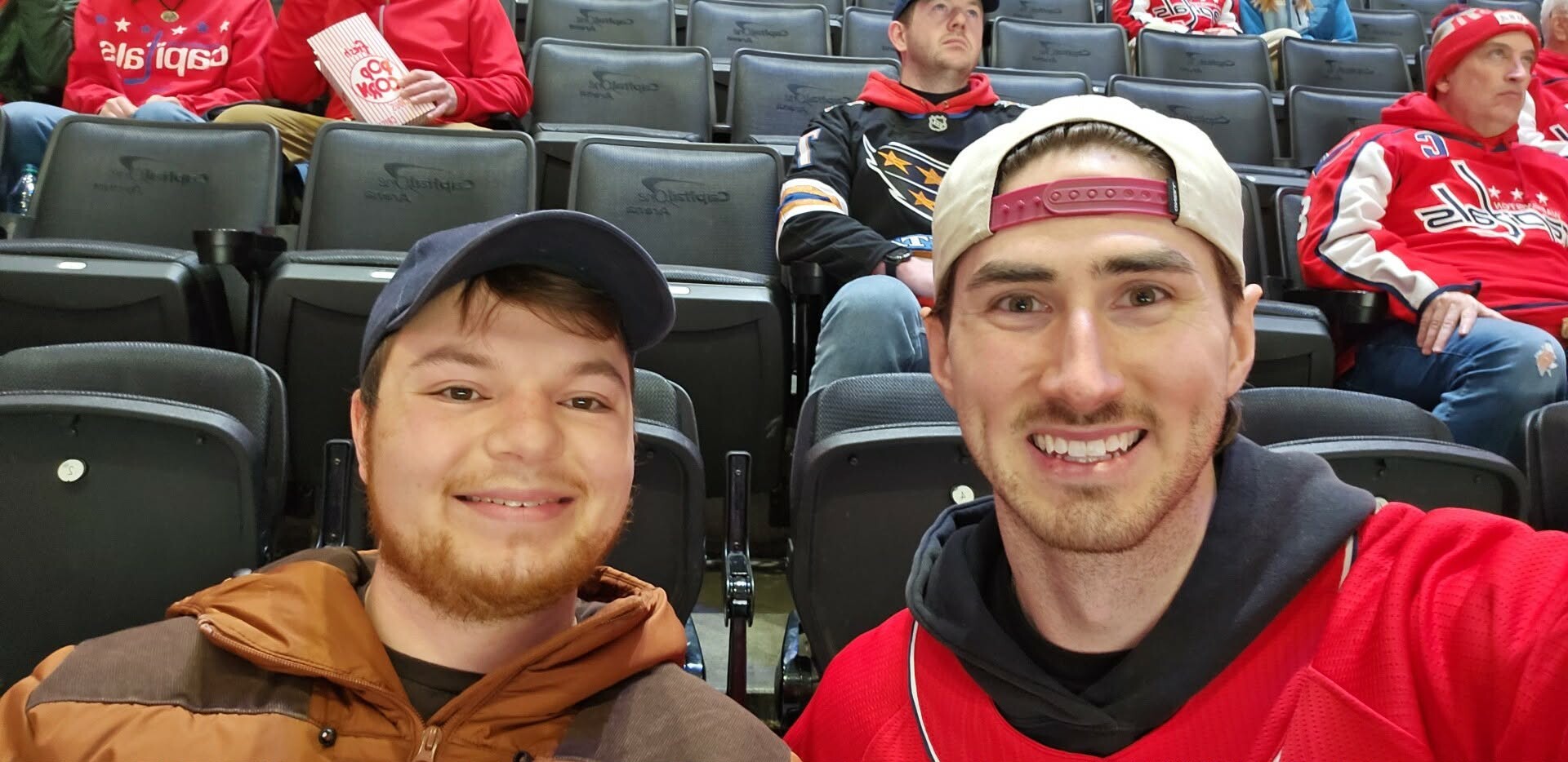 A picture of a hockey game